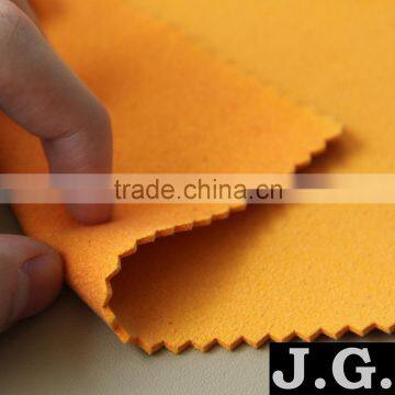 Environmental and Elastic Nonwoven microfiber faux suede 0.6mm~2.0mm for shoes, garment, clothes, decorative, sofa, furniture