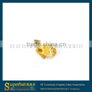 SMA rf Connector SMA Female PCB Mount Connector Tab Terminal for PCB photo-2