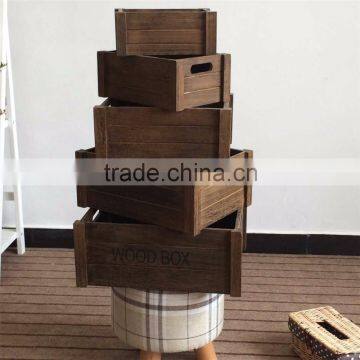 Luxury popular fashion high quality new design wooden box