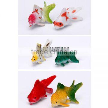 gold fish figurine toys