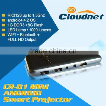 1080P Android DLP Full HD Mini LED Projector for Smartphone With Wifi Miracast photo-4