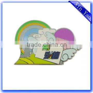 Personalized Silver Plating Custom Company Logo Lapel Pins