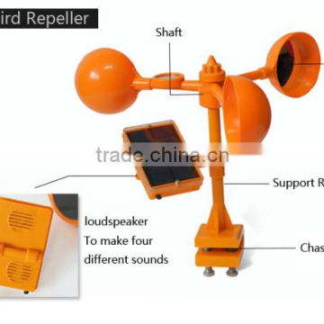 Solar panel Ultrasonic speaker Electronic bird repeller