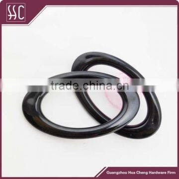 2014 bag hardware handbag plastic handle oval shape accessory clutch bor purse frame handle for handmade bag