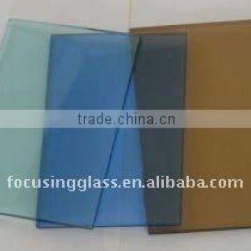 4-12mm thick Eco-friendly tinted and tempered Glass