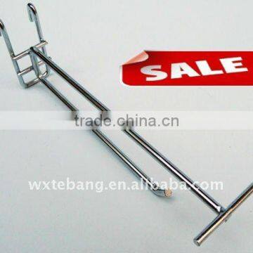 Galvanized Double/Single Hook/Metal double hooks/Gooods shelf hook