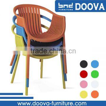 Modern design stackable outdoor plastic garden chair