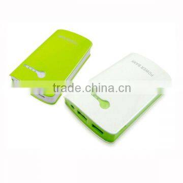 factory hot selling new 5400mah Power Bank with LED flashlight