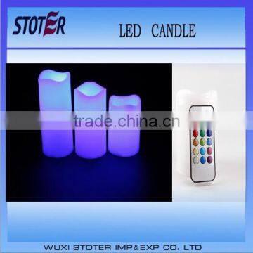 Led Scented Candle With 18keys Remote Control