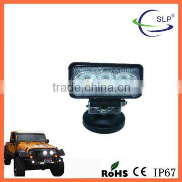 CHEAPEST 9W REC LED WORK LIGHT LAMP FOR OFFROAD, CARS, SUV.4WD