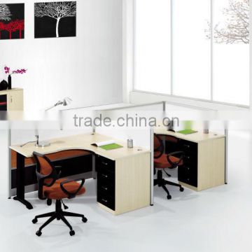 2012 lastest modern design F shape Aluminum office workstation partition furniture F017