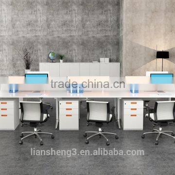 Latest Stlylish Office Table Design Office Partition Double Side Computer Table for 2 Person photo-5