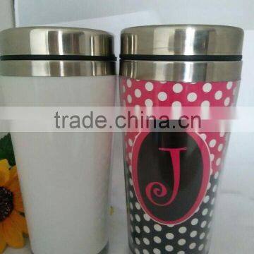 New style! Customized advertising cup with paper insert