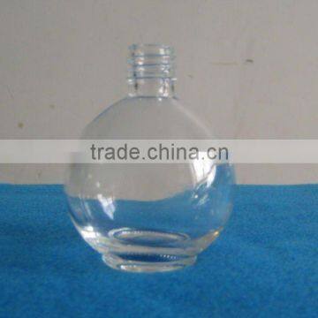 round perfume glass bottle, 50ml ball shape glass perfume bottle with screw top