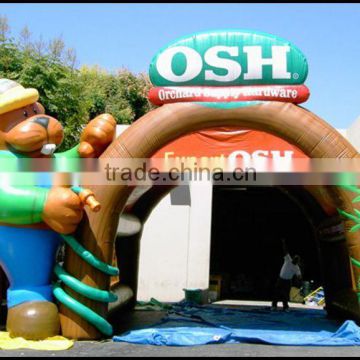 Durable custom outdoor advertising inflatable arches