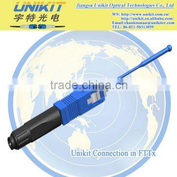 SC Type Welding Joint Fiber Optic Fast Connector ~UNIKIT SC250P Optical Equipment