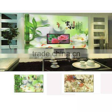 Embossed effect decorative 3d wall panel