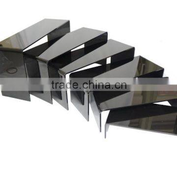 Desktop computer display riser, U sape acrylic keyboard riser, wholesale clear acrylic riser