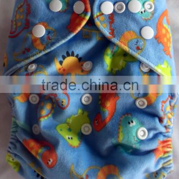 2016 New design wholesale MINKY printed baby boy girl Cloth Diapers, Eco-friendly MINKEE cloth nappy