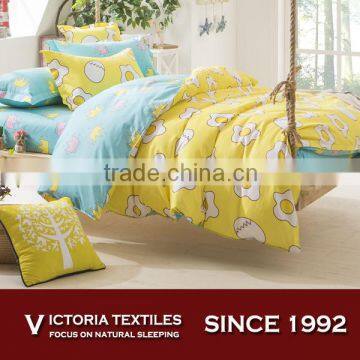 sweet printed bed duvet cover set microfiber bedding sets for gril bedroom