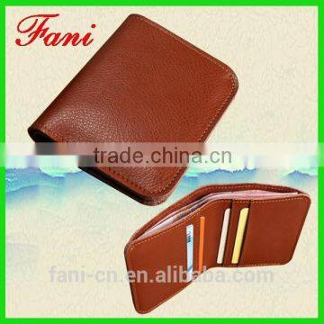 Fashion small leather men pocket purse is very convenient to carry