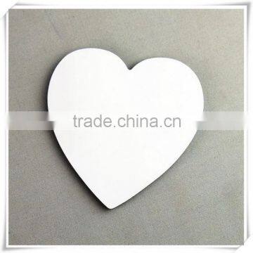 custom sublimation printable wood blank fridge magnet heart shape 10*10cm