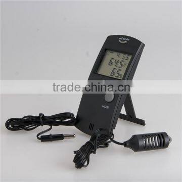 Memory function waterproof sensor outdoor thermometer & hygrometer