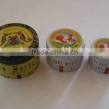 Aluminum Pilfer-proof Cap with print logo
