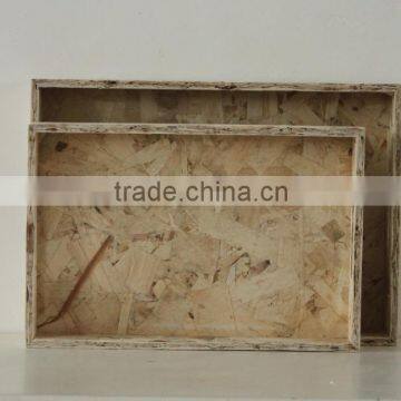 Big Old Handmade Wooden Tray photo-4