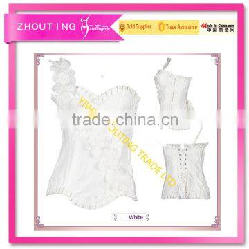 Single shoulder strap pectoral flower rose Thin body part can be worn outside