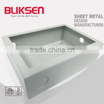 Custom made electronic components storage metal box for industrial use