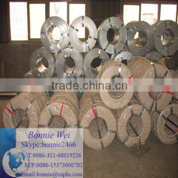 steel strapping,with paint ,blue,galvanized with 0.2-1.0mm thickness