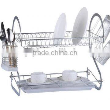 2 tier kitchen wire dish rack