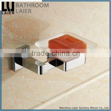 17639 wenzhou bathroom accessories zinc alloy walll mounted modern design glass bathroom soap dish