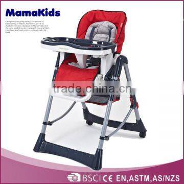 EN14988 CE approved baby high chair wooden high chair