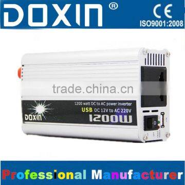 DOXIN 12v 220v 1200w solar power inverter modified sine wave USB inverter dc ac inverter