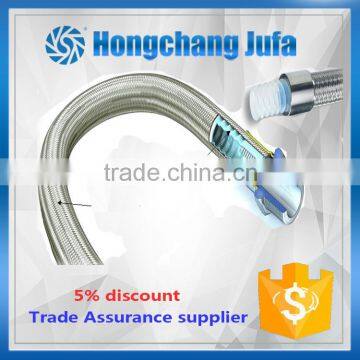 Air intake Convoluted 304 stainless steel braided teflon hose