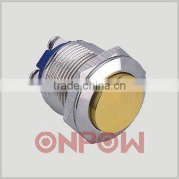 02 customized metal push button switch GQ16