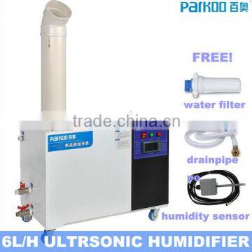 2013 top sell mist ultrasonic humidifier 6L/H