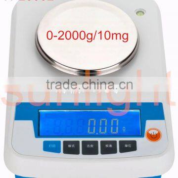 High Precision Balance 2000g/10mg, RS232, YP20002