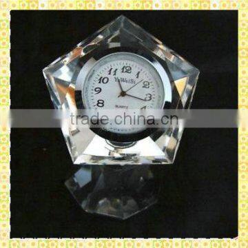 Handmade Unique Exquisite Personalized Star Crystal Clock For Netherland New Year Business Gifts Souvenirs