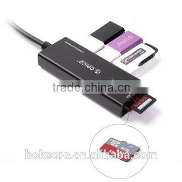 H33TS-U3 superspeed 3 port usb 3.0 hub with card reader function