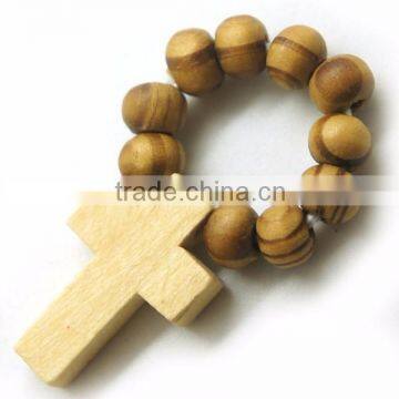 wholesale wooden beads catholic rosary rings