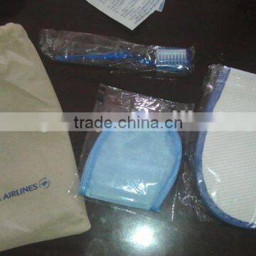 Business class airline amenities/airline overnight kit/inflight amenity kit