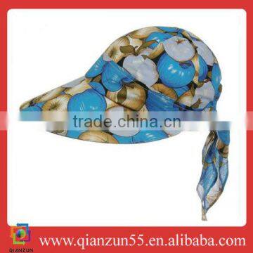 fashion floral cap wide brim hat long brim cap beach cap and hat