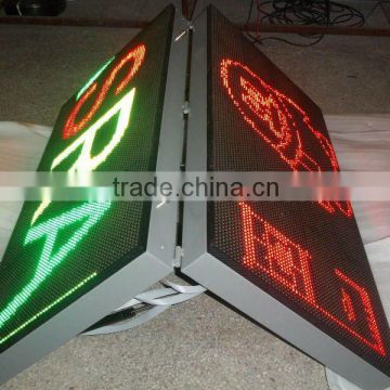 High quality Tri Color double sided/face dual color LED display