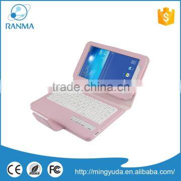 Tablet pc detachable bluetooth wireless keyboard case for samsung Tab 3