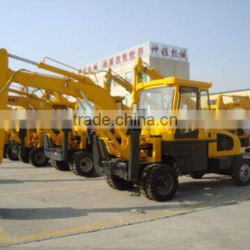 hydrulic wheel excavator