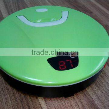 low cost Robotic vacuum cleaner sweeper with LED touch screen