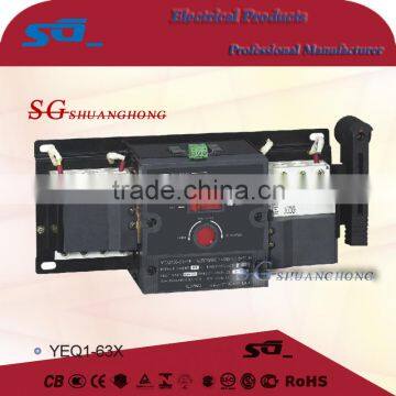 yeq1 YEQ-MCB class transfer switch 2p 63a ats switch